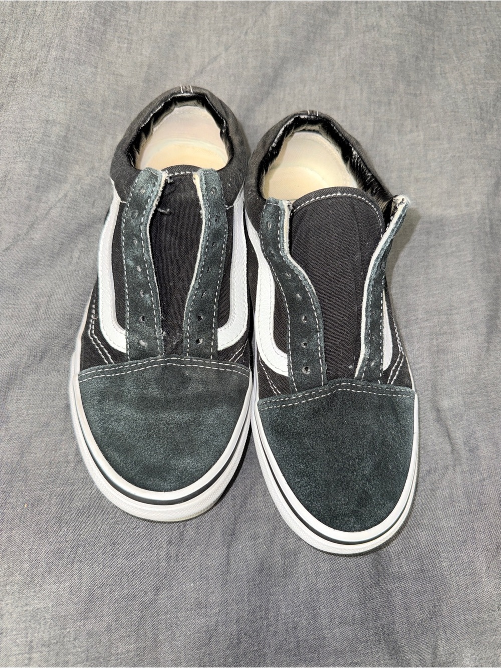 Vans Black Suede Sneakers
